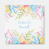 パステル信じの葉よ！ マグネット (正面)