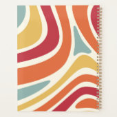 パステル先生パターン、3リングや輪スクールまたはホームバインド プランナー手帳 (裏面)