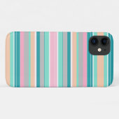 パステル前向きヴィベストライプスiPhone 11ケース Case-Mate iPhoneケース (裏面(横))