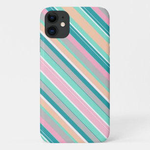 パステル前向きヴィベストライプスiPhone 11ケース iPhone 11 ケース