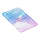 パステル前向き雲と虹の言葉 マグネット (右側)