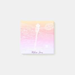 パステル勾配トンボパーソナライズされたイ ポストイット