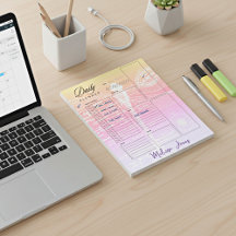 パステル勾配トンボパーソナライズされたプランナー