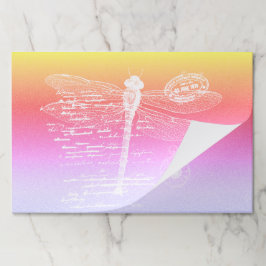 パステル勾配トンボ紙ランチョンマット ペーパーパッド