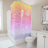 パステル勾配トンボ シャワーカーテン (インサイチュ)