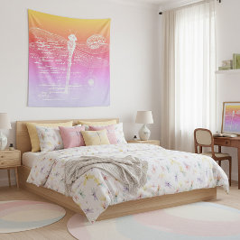 パステル勾配トンボ タペストリー