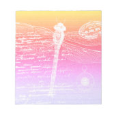 パステル勾配トンボ ノートパッド (正面)