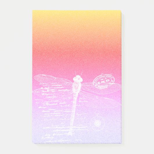 パステル勾配トンボ ポストイット (正面)