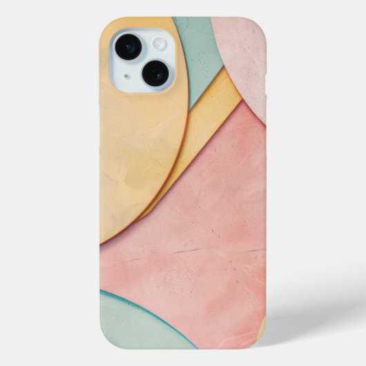 パステル半円形文字宇宙 Case-Mate iPhoneケース (裏面)