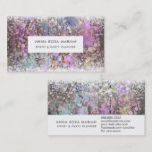 *~*パステル古木材素朴みすぼらしいヴィンテージ 名刺 (正面/裏面)