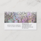 *~*パステル古木材素朴みすぼらしいヴィンテージ 名刺 (裏面)