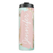 パステル名の追加カスタムギフト タンブラー (正面)