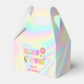 パステル名門私立校風のピンクY2Kスリープオーバー誕生日 フェイバーボックス (正面サイド)