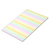 パステル垂直ストライプ ノートパッド (アングル)