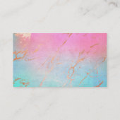パステル大理石ビジネスカードby MUMSBUBSNRUBS 名刺 (裏面)