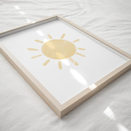 パステル太陽ポスター ポスター