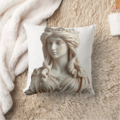 パステル女神の像のアートワーク クッション (ブランケット)