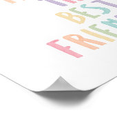 パステル姉妹は友達最高ののプリントを作る ポスター (角)