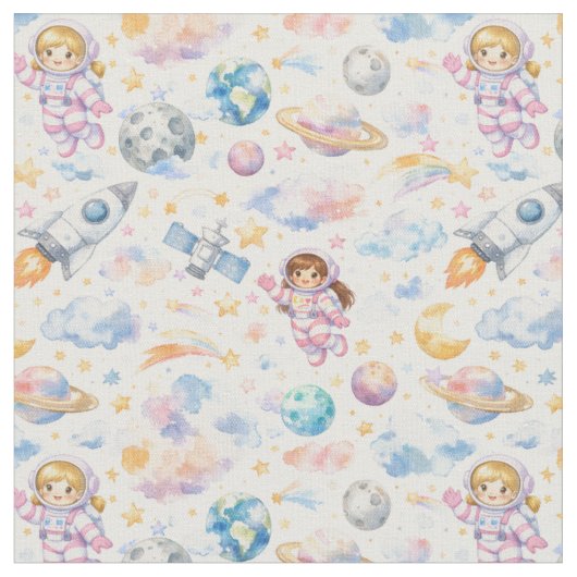 パステル宇宙少女 ファブリック (クローズアップ)