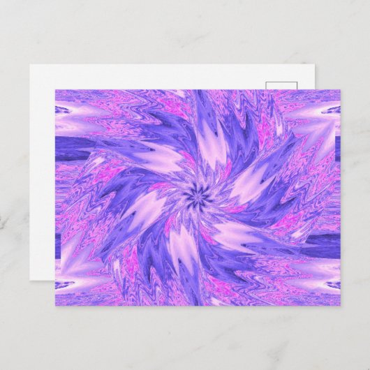 パステル島のワイルドフラワーズハガキ9 ポストカード (正面/裏面)