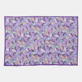 パステル幽霊エプロン必須 キッチンタオル