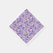 パステル幽霊パーティー スタンダードカクテルナプキン (角)