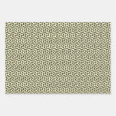 パステル幾何学デザイン ラッピングペーパーシート (正面)