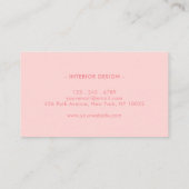 パステル幾何学パターン 名刺 (裏面)