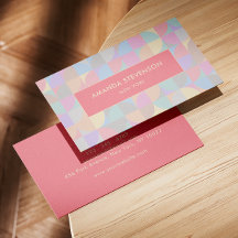 パステル幾何学パターン