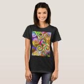 パステル幾何学抽象Tシャツ Tシャツ (正面フル)