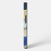 パステル幾何学柄 iPhone 13 光沢ハードケース iPhoneケース (左側面)