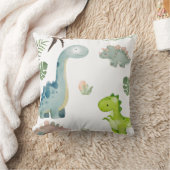 パステル恐竜装飾用クッション クッション (ブランケット)