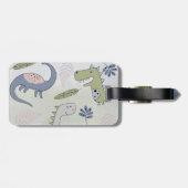 パステル恐竜 ラゲッジタグ (裏面横)