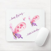 パステル感動的蝶 マウスパッド (マウス)