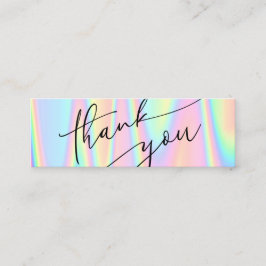 パステル感謝していユミニ名刺 スキニー名刺