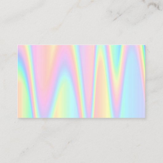 パステル感謝していユーの名刺 名刺 (裏面)