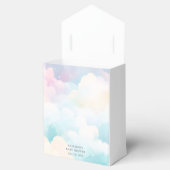 パステル我々はCloud Nine Baby Shower上にある フェイバーボックス (オープン)
