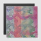 パステル抽象芸術アート磁気カード (正面/裏面)