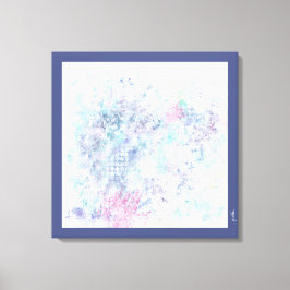 パステル抽象芸術アート キャンバスプリント