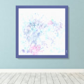 パステル抽象芸術アート キャンバスプリント (インサイチュ (ウッドフロア))