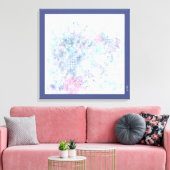 パステル抽象芸術アート キャンバスプリント (インサイチュ (リビング))