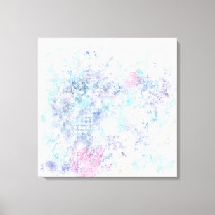 パステル抽象芸術アート キャンバスプリント