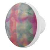 パステル抽象芸術アート セラミックノブ (右)