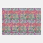 パステル抽象芸術アート ラッピングペーパーシート (正面2)