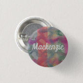 パステル抽象芸術アート 缶バッジ (正面&裏面)