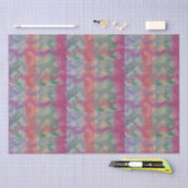 パステル抽象芸術アート 薄葉紙 (クラフト)