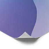 パステル抽象芸術ウェーブアートソートデジタルデザイン ポスター (角)