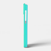 パステル抽象芸術ターコイズブルーグリーンストライプズ Case-Mate iPhoneケース (裏面 / 左)