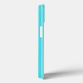パステル抽象芸術ターコイズブルーグリーンストライプズ Case-Mate iPhoneケース (裏面 / 右)