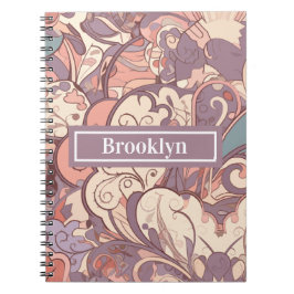 パステル抽象芸術ノート ノートブック